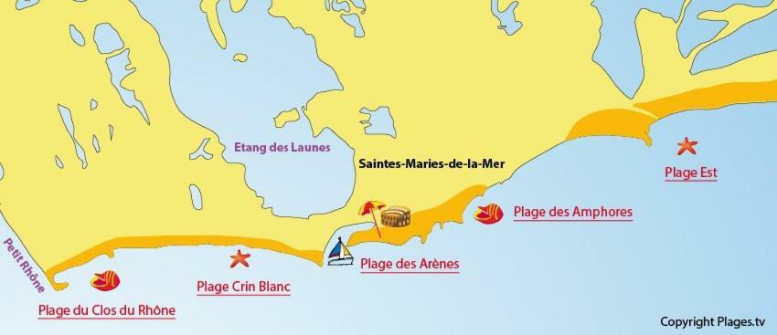 Hotel Le Neptune En Camargue Saintes-Maries-de-la-Mer Bagian luar foto